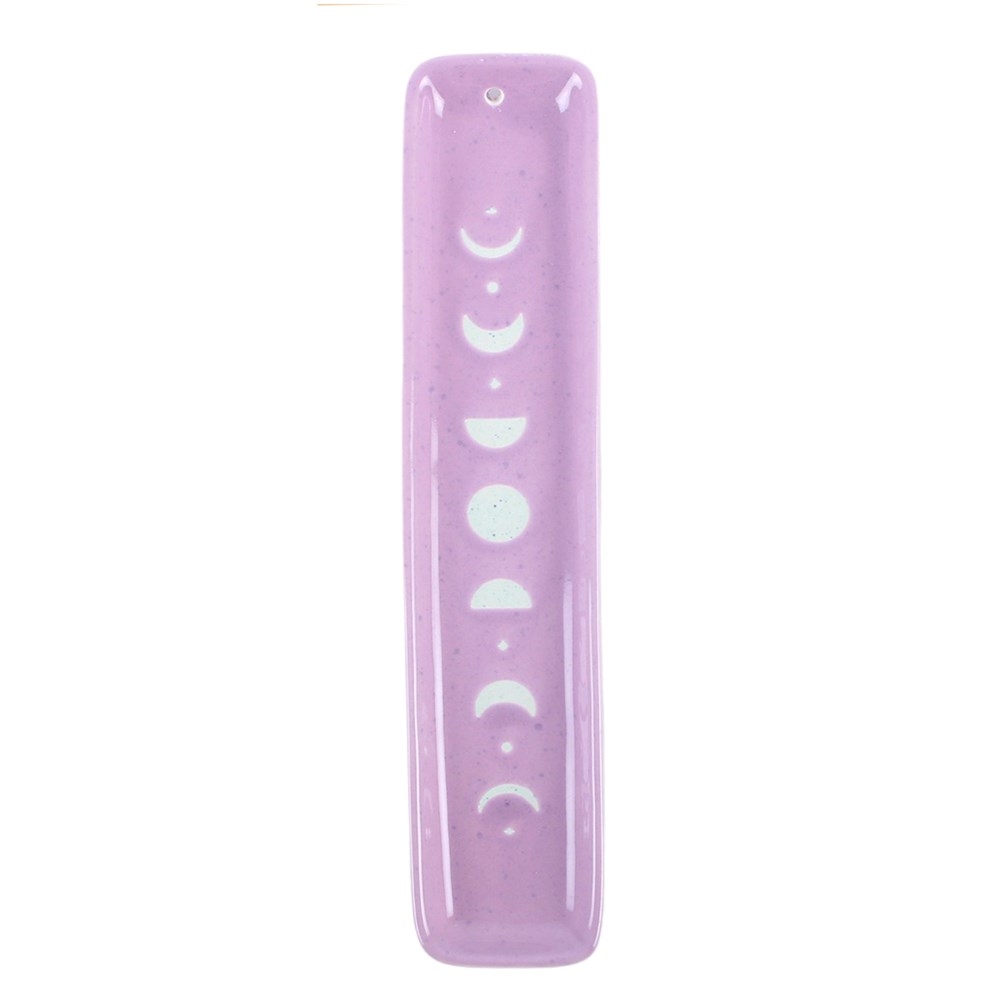 Something Different - Purple Moon Phase Incense Ash Catcher Incense holder - Lilac